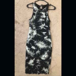 Neutral colors form fitted dress